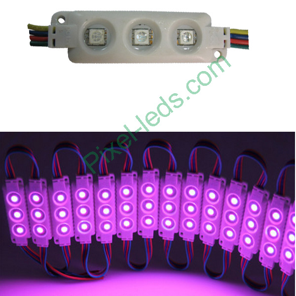 DC12V SMD5050 RGB light box injection molding 3 LED module