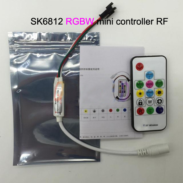 SK6812 RGBW mini RF LED controller SP103E