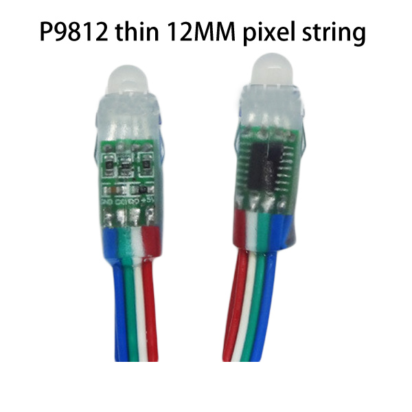 5v 12mm P9813 rgb pixel string lights
