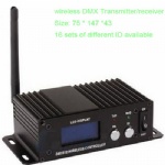 wireless 16 ID DMX 512 transmitter and receiver