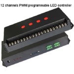 12 channels PWM programmable SD LED controller