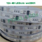 12v 48 LEDs/M ws2801 LED strip