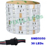 DC12V 30 RGB SMD5050 LED strip lights
