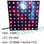 Flexible LED Matrix ws2812b 8×8 pixels