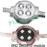 12v 42MM DMX512 4 LED module light