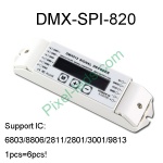 New DMX512 to SPI convertor with LCD 820