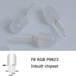 P9823 F8 RGB 8mm inbuilt DIP LED lamp