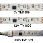 5-12v 30 LEDs/m TM1809 pixel rgb LED stripe